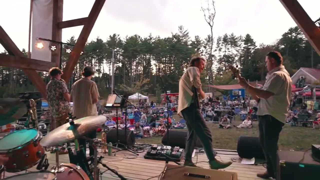 Sunburned Sharks performing at Big Falls Fest